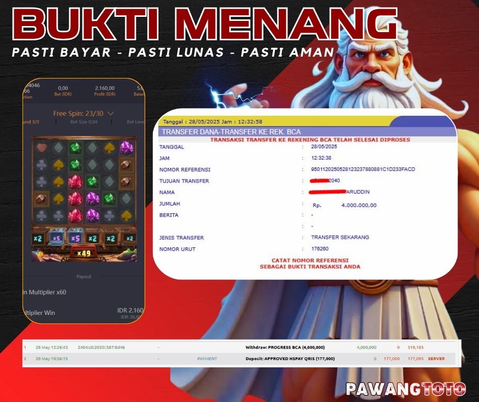 Bukti Jackpot