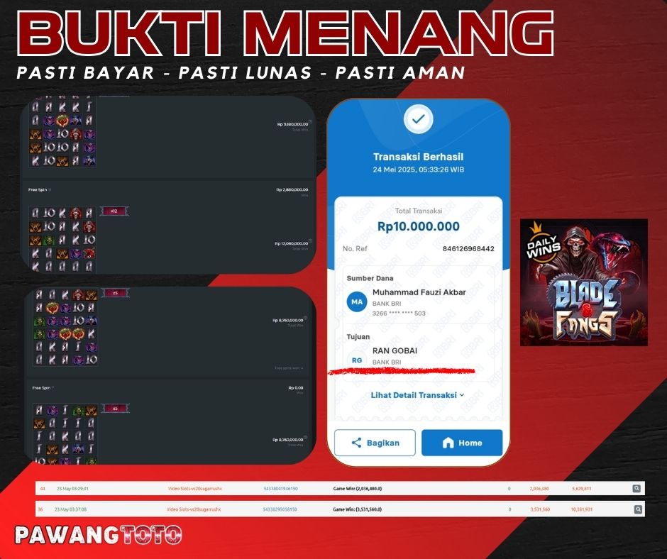 Bukti Jackpot